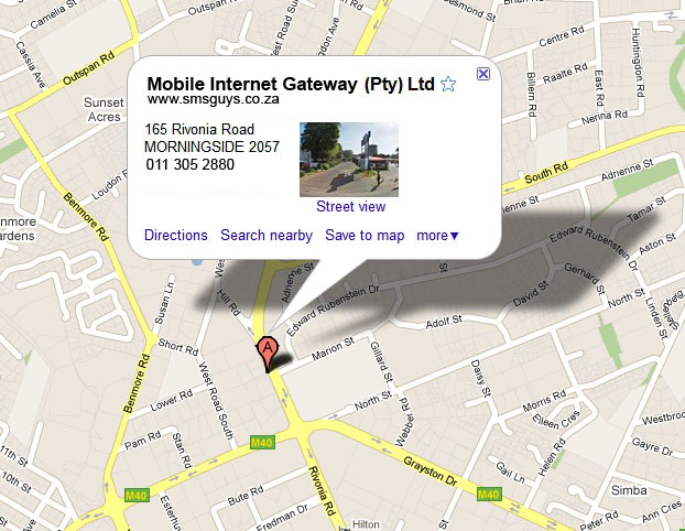 Map to Our premises